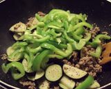 なす＆ピーマンと豚ひき肉の甜面醤炒め作り方4写真