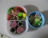 ハートのおにぎり弁当（年少さん）作り方6写真