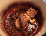 韓国風骨付きカルビ肉バーベキュー煮込み作り方6写真
