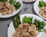 鶏むね肉と季節の野菜（ ゴーヤアスパラシシトウ）作り方13写真