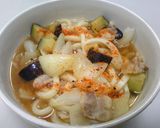 肉汁うどん～たっぷりごま油～作り方7写真