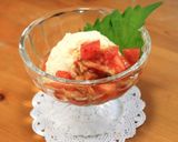 夏に簡単！トマト＆キムチの冷奴作り方3写真