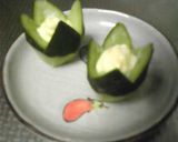 キャラ弁✿キュウリで可愛いお花✿作り方6写真