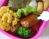 お弁当に☆野菜と豆腐のミニハンバーグ作り方5写真