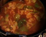 野菜ジュースでスープ（ミネストローネ風）作り方2写真