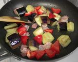 夏野菜とベーコンのオリーブオイルソテー作り方2写真
