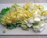 たっぷり白菜と鶏むね肉の中華風クリーム煮作り方1写真
