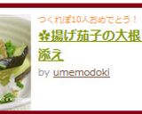 ✿揚げ茄子の大根・生姜添え作り方3写真