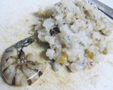 玉ねぎとツナと海老の焼き餃子作り方1写真