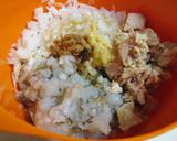 玉ねぎとツナと海老の焼き餃子作り方2写真