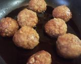 ♡ショウガが香る♪　ビッグな肉団子♡　作り方4写真