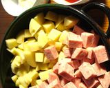 超簡単☆ポテトとスパムのチーズ焼作り方1写真