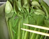豚肉と小松菜の炒め物作り方1写真