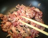 豚肉と小松菜の炒め物作り方3写真