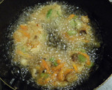まるでイカ？干し椎茸と野菜のかき揚げ丼作り方3写真