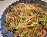 台湾家庭料理♪野菜たっぷり♪焼きビーフン作り方4写真