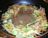 台湾家庭料理♪野菜たっぷり♪焼きビーフン作り方5写真