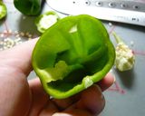 ピーマンをデコピン！種を上手にとる方法作り方5写真