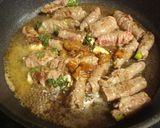 牛肉野菜巻き　梅煮で作り方4写真