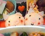 【キャラ弁っぽく】ブタさん二匹でブ～★作り方6写真