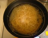 納豆おろしパスタ作り方1写真