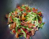 ツナとトマトとキュウリの冷製パスタ☆作り方4写真