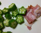七夕に☆おくらのチーズ焼き作り方1写真
