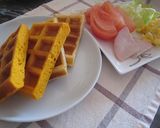 野菜ジュースで簡単ブランチ用ワッフル作り方5写真