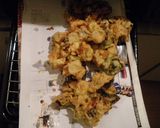 長芋と干し椎茸の贅沢かき揚げ作り方3写真