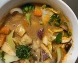 お一人様オム親子丼味根菜たっぷり野菜炒め作り方21写真