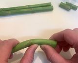 春✿*アスパラとふわふわ玉子のスープ作り方1写真