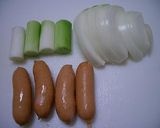 韓国の鍋☆部隊チゲ作り方1写真