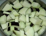 ナスのお味噌汁♫作り方3写真
