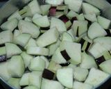 ナスのお味噌汁♫作り方4写真