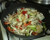 鶏肉のカレー炒め作り方3写真