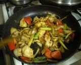 鶏肉のカレー炒め作り方4写真