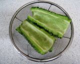 苦くない☆卵とじ風☆甘いゴーヤチャンプル作り方1写真