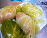 ロールキャベツに見える鶏肉のキャベツ包み作り方3写真