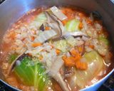 ロールキャベツに見える鶏肉のキャベツ包み作り方5写真