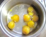 お弁当にも♪黄熟の梅ゼリー（寒天）♪作り方3写真
