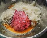 固くない♪とろ～り❤チーズｉｎバーグ作り方2写真