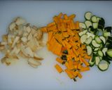 豚肉と夏野菜のカレー作り方1写真