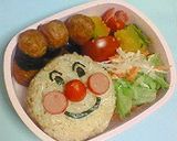 アンパンマンとバイキンマン　＊キャラ弁＊作り方1写真