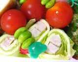 お弁当に♬くるくるレタスチーズ☆彡作り方5写真