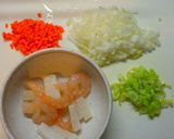 海鮮★卵あんかけ炒飯作り方1写真