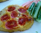 充実野菜ジュースde★お花のホットケーキ作り方6写真
