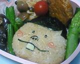 バカボンのパパ *キャラ弁*作り方4写真