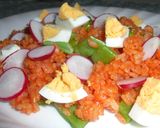野菜ジュースの炊込ご飯でおにぎりを作り方4写真