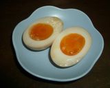 中は半熟とろ～り煮玉子作り方3写真