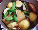 ささぎとじゃが芋の煮物作り方6写真